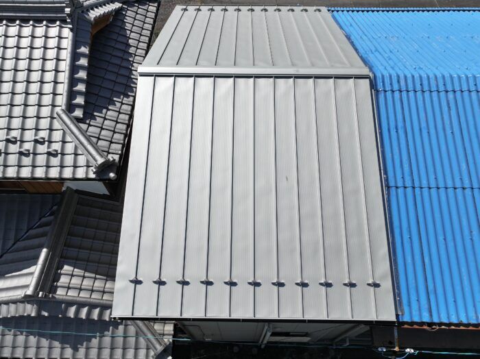 葺き替え工事 立平板金