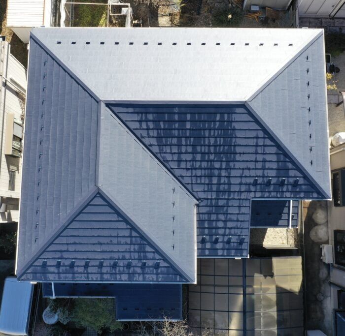 カバールーフ工事・雨樋交換・外壁塗装
